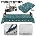 thumbnail image 6 of Aplkyhs Golf Print Universal Golf Cart Seat Covers Lightweight Golf Blanket Fits for EZGO Club Car and More 2 Person Seats Golf Carts Stretchable, 6 of 7