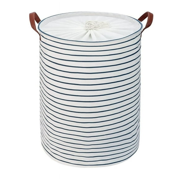 Flodable Laundry Basket Hamper, Dirty Clothes Hamper Freestanding Drawstring Hamper Storage for College Dorms