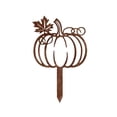 thumbnail image 4 of Metal Ground Plug 10.43x11.81 Inch Vintage Pumpkin Halloween Yard Stake, Rust-Proof Iron Garden Decor for Outdoor Fall Patio Lawn, 4 of 6