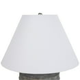 thumbnail image 6 of 25" Rustic Brown Ceramic Farmhouse Table Lamp - Nourison, 6 of 8