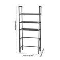 thumbnail image 3 of Harpi Bathroom Organizers and Storage, Storage Rack Above The Toilet Stainless Steel 3-layer Bathroom Storage Rack Bathroom Storage and Storage Can Accommodate Toiletries and Daily Necessities, 3 of 6
