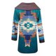 thumbnail image 5 of Mujeres Casual Manga Larga Raya Patchwork Largo Cardigan Tops Blusa Abrigo Fridja BV0+3642, 5 of 5