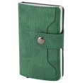thumbnail image 3 of Tarjetero con textura de corteza para tarjetas de crédito, antimagnético, color verde x‑63#, 3 of 14