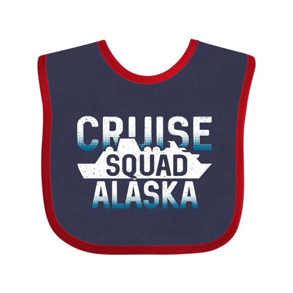Inktastic Alaska Cruise Squad Vacation Trip Boys or Girls Baby Bib