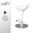 thumbnail image 5 of SET DE 2 BANCOS PARA BARRA REDONDOS CON ALTURA AJUSTABLE COLOR BLANCO, 5 of 5
