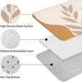 thumbnail image 5 of Brown Boho Plant Pattern Bathroom Rugs Sets 3 Piece,Toilet Cover Set,Absorbent Non Slip Bathroom Mats Sets with U-Shaped Contour Rug Toilet Rug Set, 5 of 5