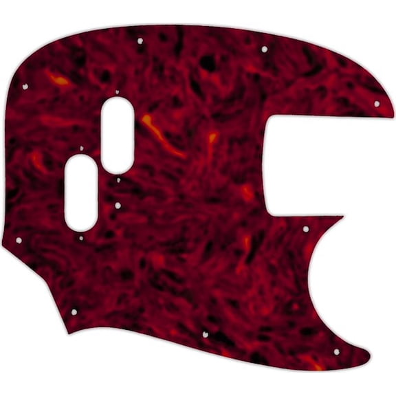 WD Custom Pickguard For Fender 2002-Present Made In Japan Mustang Bass Reissue #05T Tortoise Shell S