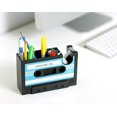 thumbnail image 4 of Creative Retro Cassette Shape Pencil Holder Dispenser Tape Dispenser Multi-Functional Desk Organizer Pen Box Makeup Brush Holder, 4 of 5