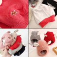 thumbnail image 4 of Winter Dog Beanie, Dog Hat, Knitted Dog Beanie, Knitted Cotton Blanket for Pets, Freie GrößE, Cute Beanie with Ears for Small Dogs (Red), 4 of 5