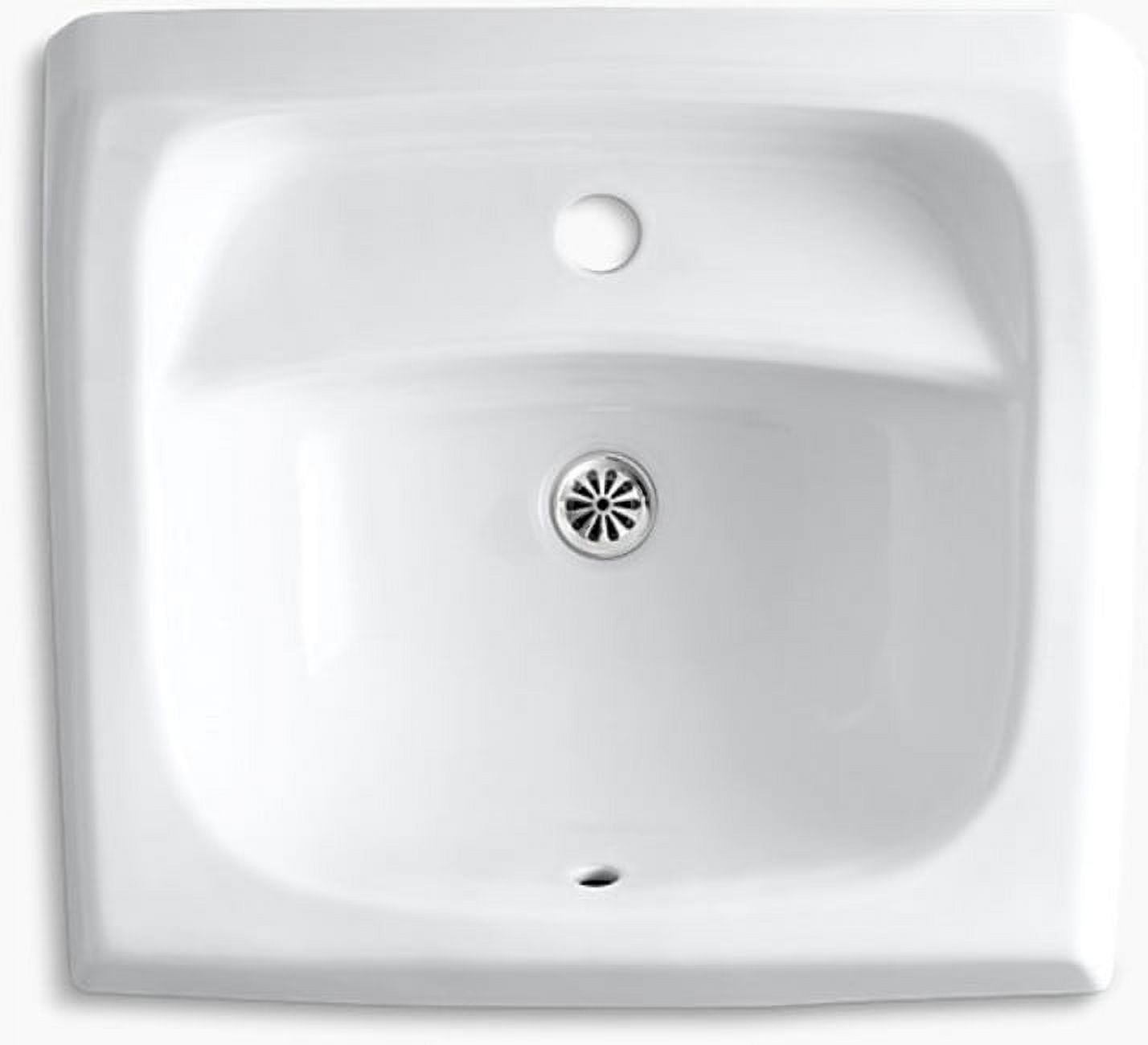 Kohler K-2007 Kingston 21" Wall Mounted Bathroom Sink - White