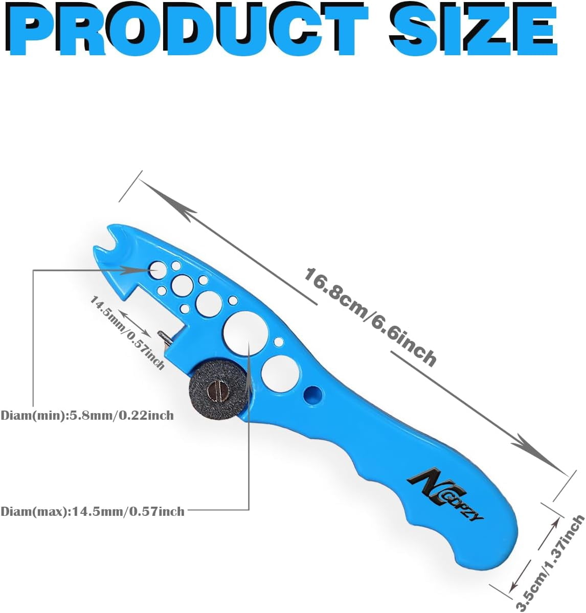 MKEUDQ-Professional Ampoule Bottle Cutter & Vial Opener Tool - 3-in-1 Glass Cutter for Bottles with Replaceable Wheel, ABS Plastic for Nurses, Students, Home & Salon Use (blue)