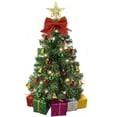 thumbnail image 1 of Árbol de Navidad Stargo pequeño con luces de 58 cm y adornos, 1 of 6
