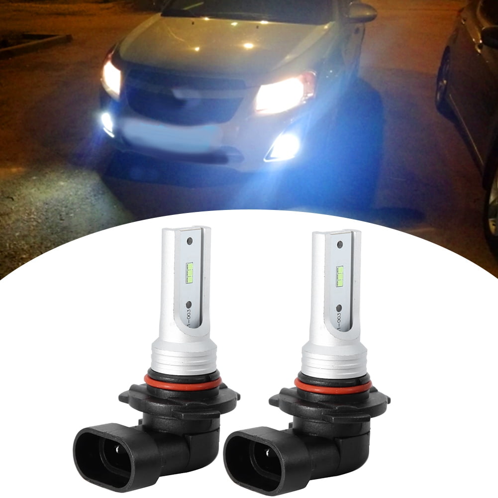 LAFGUR Car LED Light Bulbs,2pcs 9005 HB3 72W 8000K Ice Blue LED Car Lamp Front Fog Light Bulb