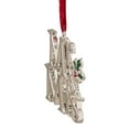 thumbnail image 3 of Northlight 3.75" Silver-Plated "Mr and Mrs" Christmas Ornament with European Crystals, 3 of 4