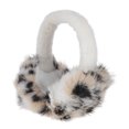 thumbnail image 1 of Ofertas Únicas 1 Pc Orejeras Plegables de Leopardo Beige de Poliéster de Forro Polar, 1 of 5