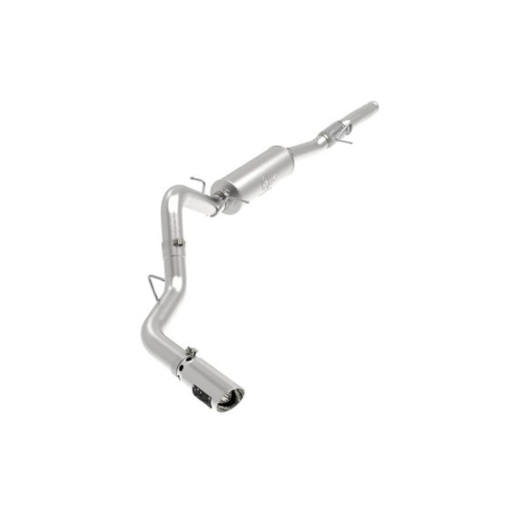 aFe Apollo GT Series 4-Inch 409 Stainless Steel Cat-Back Exhaust System with Polished Tip for Chevrolet Silverado and GMC Sierra 1500 (2014-2016)