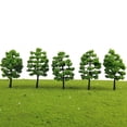 thumbnail image 2 of Lefu 10pcs 7cm Simulation Plants Model Trees Train Railroad Diorama Landscape Scenery, 2 of 9