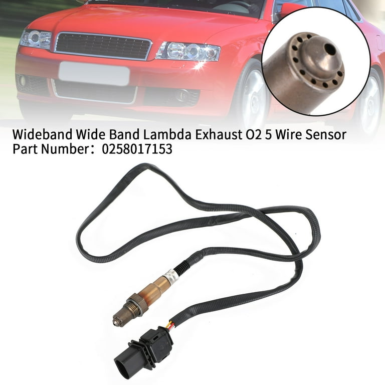 Upstream Lambda 02 Sensor 0258017153 5-Wire For Audi A3 A4 A5 A8 Q3 Q5 TT  07-14