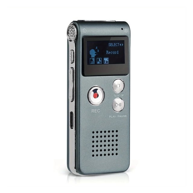 Digital Recorder Activated Recorder Mini Recorder Upgraded Small Recorder with MP3&USB for Lectures ,Triple Noise Reduction