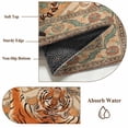 thumbnail image 4 of Tiger Retro Kitchen Runner Rug 2.7x5 Washable Runners for Hallway Non Slip Orange Boho Animal Ethnic Tribal Floral Large Area Rug Indoor Floor Carpet for Bathroom Laundry Entryway Bedroom Living Room, 4 of 9