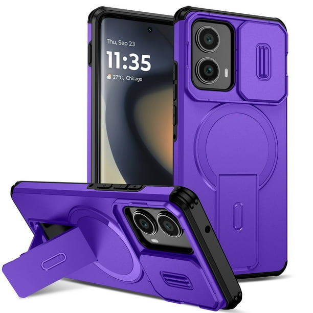 Funda GANGXUN para Motorola Edge 5G 2024 – Magnética Antigolpes con Soporte y Protección Doble