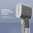 thumbnail image 4 of Sunbeam MiniPower 1000W Portable Garment Steamer, Nonstick Plate, 125mL Tank, Charcoal Gray, 4 of 8