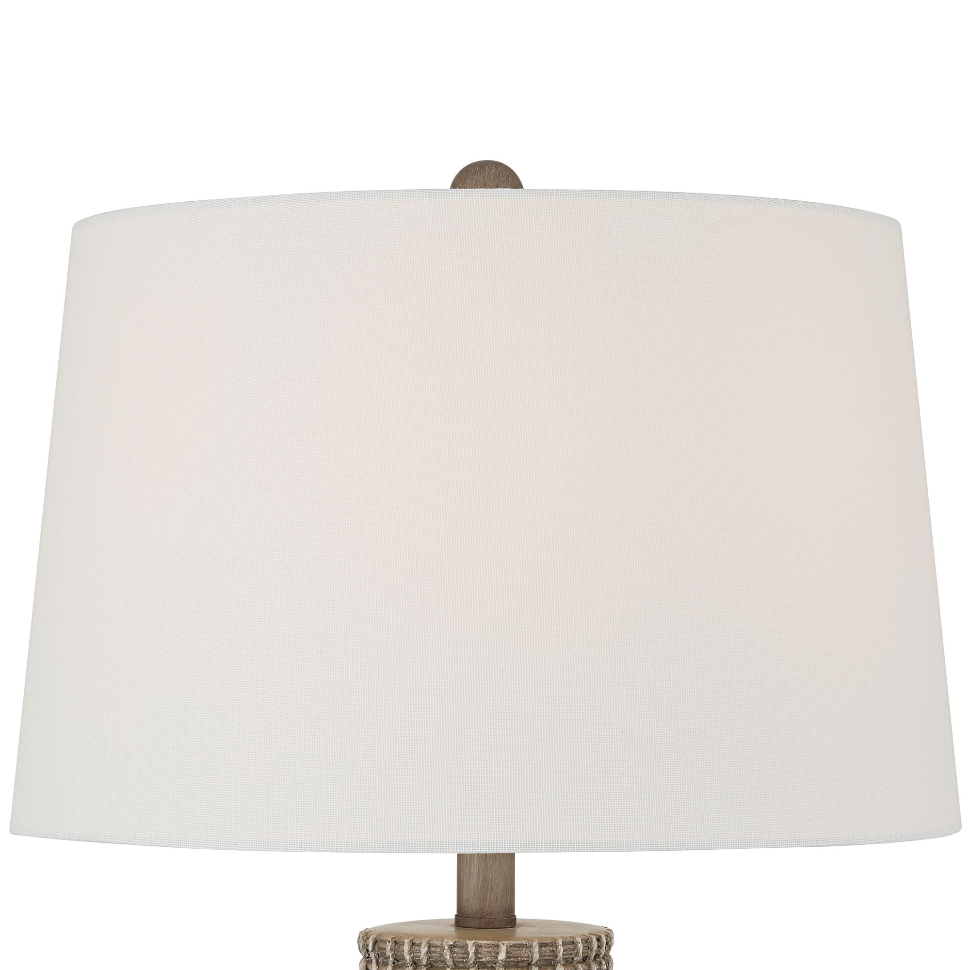 360 Lighting Lara 28" Tall Gourd Farmhouse Rustic Country Cottage Table Lamp Natural Beige Finish Single Living Room Bedroom