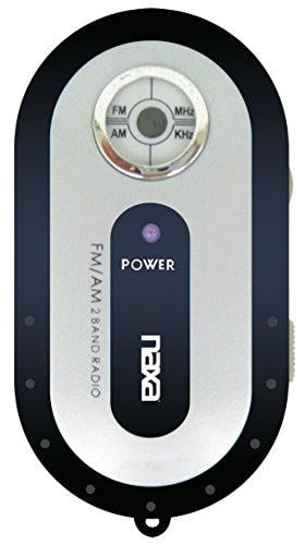 NAXA NR720BK Am/Fm Mini Pocket Radio 