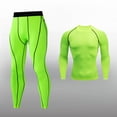 thumbnail image 4 of Blekii Men's Compression Workout Set, Tight Fit Running Tights & Top, Performance Moisture Wicking Sportswear, Gym Fitness Training Outfit, Speed Dry Exercise Gear, Enhanced Workout, 4 of 6