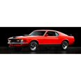 thumbnail image 3 of Gasoline Images 24x11 Black Modern Framed Museum Art Print Titled - Ford Mustang Mach 1, 3 of 5