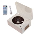 thumbnail image 1 of Reproductor de CD con Altavoz Bluetooth Compatible con Bluetooth 5.1, Reproductor de Álbumes, Reproductor de CD con Bandeja, Color Madera ., 1 of 5