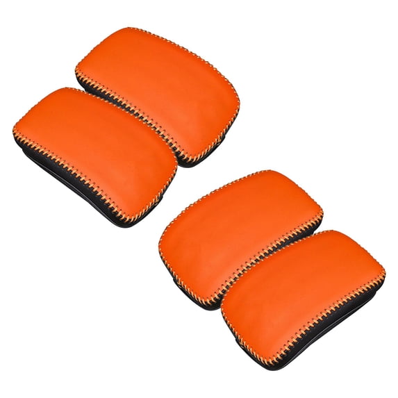 Car handle for door Scratch Protector Protective 4 Gamboge Black