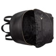 thumbnail image 4 of Kate Spade New York Women's Leila Pebbled Leather Large Dome Backpack Bag, Black, 4 of 4