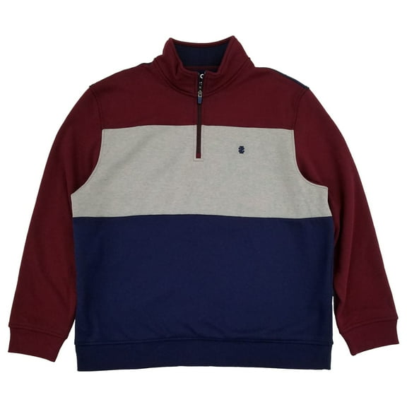 IZOD Mens Port Royale Performance Fleece Quarter-Zip Pullover Sweatshirt XL