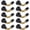 Assorted Color, variant on Gongc 10pcs Rubber Tire Valve Stems for Motorcycle ATV Tubeless Rims