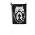 thumbnail image 1 of LADDKE Bulldog Angry Pitbull Mascot Head on Collar Funny Puppy Garden Flag Decorative Flag House Banner 12x18 inch, 1 of 1