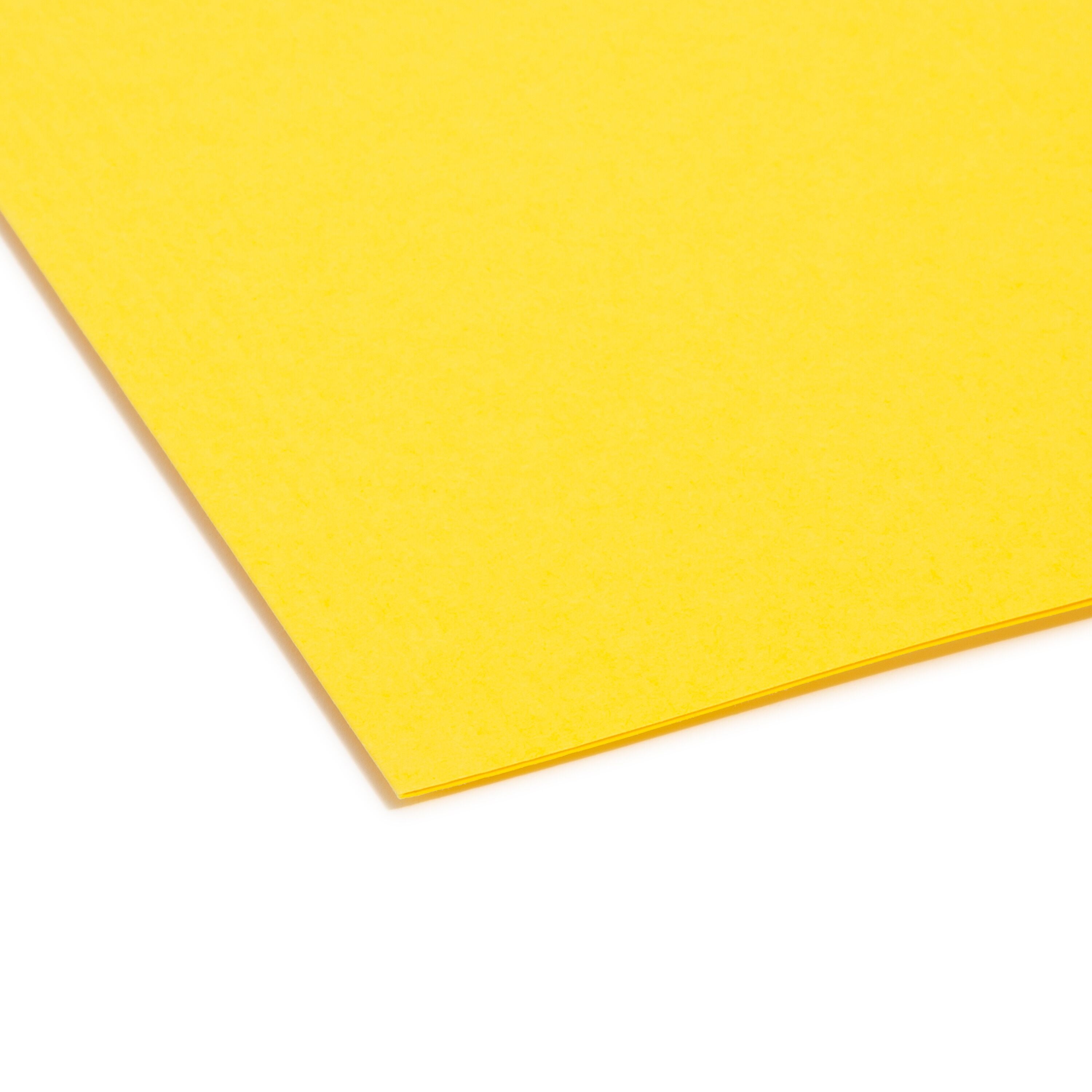 Smead Hanging File Folder with Tab, 1/5-Cut Adjustable Tab, Letter Size, Yellow, 25 per Box (64069)