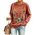 thumbnail image 3 of Yungyresw 9 11 Never Forget Graphic Crewneck Sweatshirt Women Casual Loose Long Sleeve Vintage Letter Print Pullover Fall Streetwear Top, 3 of 5