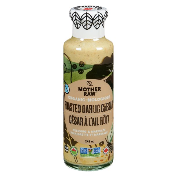 Mother Raw Organic Roasted Garlic Caesar Dressing & Marinade Walmart.ca
