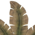 thumbnail image 5 of DecMode Brown Rustic Metal Carved Palm Leaves Wall Décor, 35"W x 34"H, 5 of 15