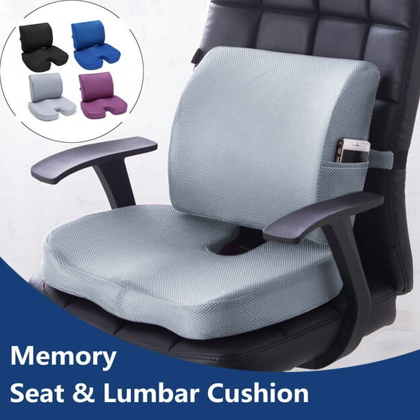 Seat Cushion for Office, Memory Foam Car Seat Cushion & Mesh 