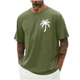 thumbnail image 2 of Zivyakyron Mens Tees Streetwear Summer Active Tops Men Graphic Casual Short Sleeve Loose Clothes, 2 of 5