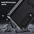 thumbnail image 5 of Military Armor Case Compatible With Samsung Galaxy Z Fold 4, Hard Pc Protective Cover With Hinge & Kickstand, 5 of 5