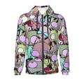 thumbnail image 7 of Invader Zim Teenager Hoodies Shirt Zipper Sweatshirts Hooded Hoody Clothes Coat For Boys Girls, 7 of 7