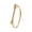 Yellow Gold, variant on Gold 304 Stainless Steel Cylinder Bangle Bracelet 2.4 Inch Screw Clasp P515