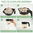 thumbnail image 3 of EIGTHTAIL 2Pcs Fat Separator for Cooking 4 Cups Plastic Oil Separator with Bottom Release Clear Gravy Grease Separator Portable Soup Oil Separator Gravy Separator for Kitchen Home, 3 of 10