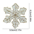 thumbnail image 3 of Christmas Tablecloth 72X13 Inches Waterproof Polyester Table Cover | Multicolor Snowflake Design | Festive Holiday Decoration for Dining Room Living Room Coffee Table, 3 of 6