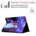 thumbnail image 4 of Allytech Case for All-New Kindle Fire HD 8 inch 10th Generation 2020 Release, PU Leather Stand Flip Cover with Card Slots Auto Sleep Wake for Fire HD 8 Plus 2020/Fire HD 8 2020, Galaxy Cat, 4 of 6