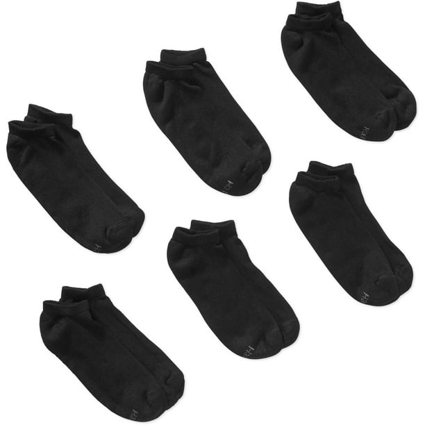 Hanes Men's No Show Socks 6Pack
