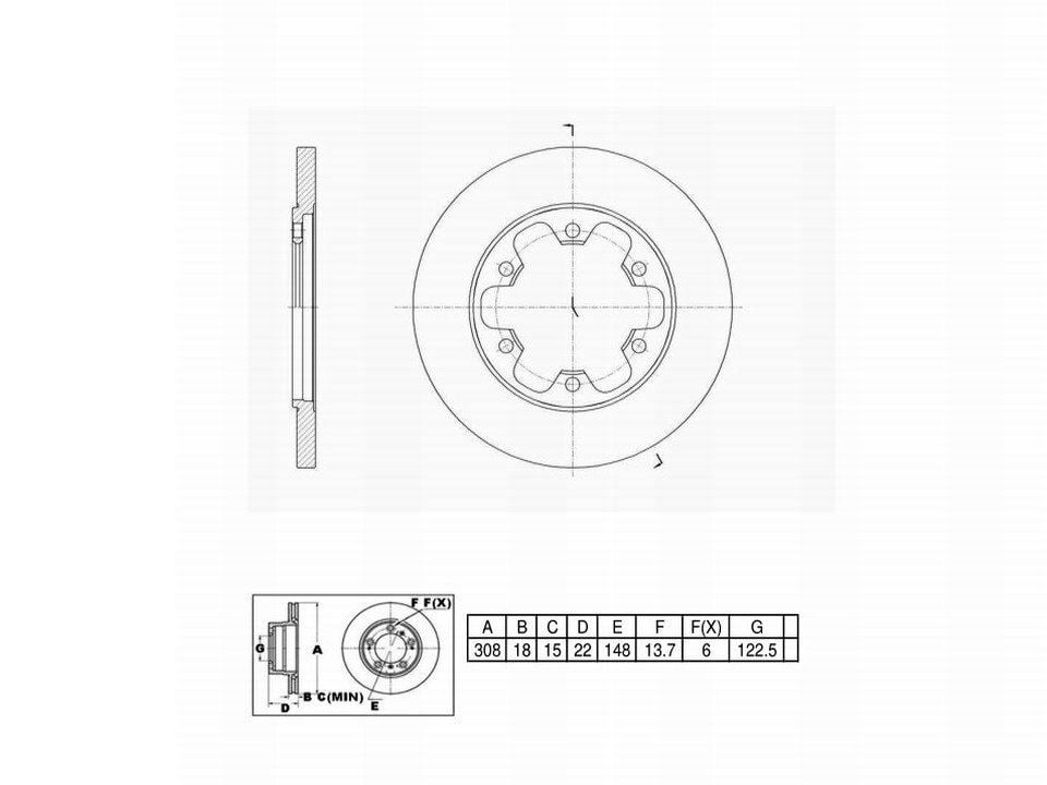Winstop Brake Rotor, Rear WS243878, Ford Transit-150 2023-2020
